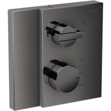 Edge Thermostatic Valve Trim with Volume Control Less Rough In - Engineered in Germany, Limited Lifetime Warranty