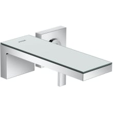 MyEdition 1.2 GPM Wall Mounted Bathroom Faucet and Decorative Trim with EcoRight, QuickClean, and PowderRain Spray Technology