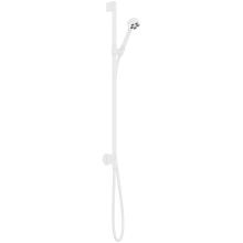 Axor One 1.75 GPM Single Function Hand Shower Package with Slide Bar, Hose, and Integrated Wall Supply