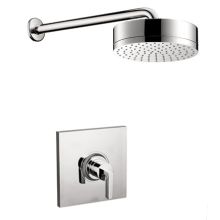 Citterio Single Function Shower Head with Pressure Balanced Trim with Rough-In Valve - Engineered in Germany, Limited Lifetime Warranty