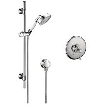 Montreux Single Function Handshower with Slide Bar and Pressure Balanced Trim with Rough In Valve - Engineered in Germany, Limited Lifetime Warranty