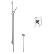 Urquiola Multi Function Handshower with Slide Bar and Pressure Balanced Trim with Rough In - Engineered in Germany, Limited Lifetime Warranty