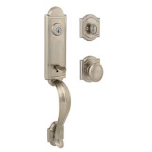 Avendale Style Handleset with Carnaby Interior Knob from the Prestige Collection