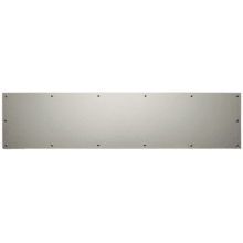 Commercial Grade 8 Inch x 34 Inch Solid Brass Kick Plate