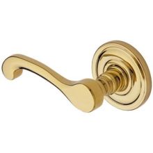 5445V Left Handed Non-Turning One-Sided Dummy Door Lever with 5048 Rose from the Estate Collection