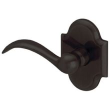 5452V Left Handed Non-Turning One-Sided Dummy Door Lever with R030 Rose from the Estate Collection