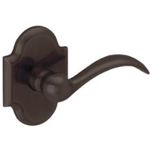 5452V Right Handed Non-Turning One-Sided Dummy Door Lever with R030 Rose from the Estate Collection