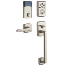 Soho Electronic Deadbolt with Included 85386 Handleset Featuring a Right Handed Soho Lever