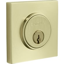 Contemporary Square Single Cylinder Deadbolt