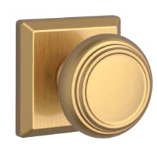 Traditional Privacy Door Knob with Square Rose