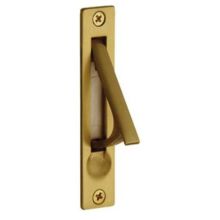 3/4 Inch x 3-7/8 Inch Solid Brass Edge Pull