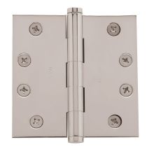 4" Wide Plain Bearing Square Corner Mortise Door Hinge from the Estate Collection - Single Hinge