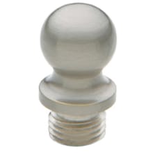 Solid Brass Ball Tip Finial for Radius Corner Hinges (Quantity 2)