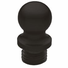Solid Brass Ball Tip Finial for Radius Corner Hinges (Quantity 2)