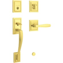 Torrey Pines Sectional Keyed Entry Single Cylinder Door Handleset from the Prestige Collection
