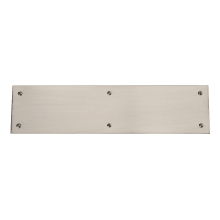 3 Inch x 12 Inch Solid Brass Square Edge Push Plate