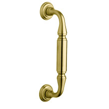 8 Inch Center to Center Richmond Style Door Pull with Rosettes