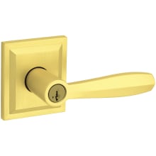 Torrey Pines Keyed Entry Single Cylinder Door Lever Set with SmartKey Technology from the Prestige Collection