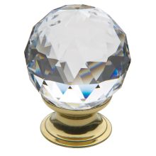 Swarovski Crystal 1-9/16 Inch Cabinet Knob