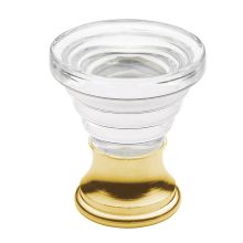 Crystal 1-3/16 Inch Conical Cabinet Knob