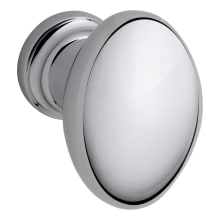 Oval 1-1/8 Inch Oval Cabinet Knob from the Estate Collection