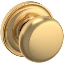 5015 Non-Turning Two-Sided Dummy Door Knob Set with 5048 Rose from the Estate Collection