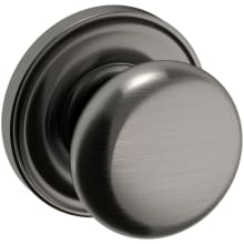 5015 Passage Door Knob Set with 5048 Rose from the Estate Collection