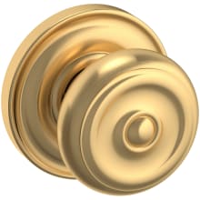 5020 Non-Turning One-Sided Dummy Door Knob with 5048 Rose from the Estate Collection
