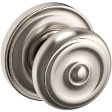 5020 Non-Turning Two-Sided Dummy Door Knob Set with 5048 Rose from the Estate Collection