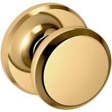 5023 Non-Turning One-Sided Dummy Door Knob with R016 Rose from the Estate Collection