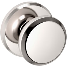 5023 Non-Turning Two-Sided Dummy Door Knob Set with R016 Rose from the Estate Collection