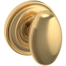 5025 Non-Turning Two-Sided Dummy Door Knob Set with 5048 Rose from the Estate Collection