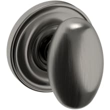 5025 Passage Door Knob Set with 5048 Rose from the Estate Collection