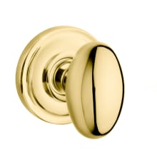 5025 Non-Turning One-Sided Dummy Door Knob with 5048 Rose from the Estate Collection