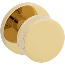 Coined and Knurled 5054 Privacy Door Knob Set with 5146 Trim from the Estate Collection