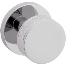 Coined and Knurled 5054 Privacy Door Knob Set with 5146 Trim from the Estate Collection