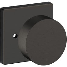 5055 Privacy Door Knob Set with R017 Rose from the Estate Collection