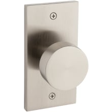 5055 Non-Turning One-Sided Dummy Door Knob with R052 Rose from the Estate Collection