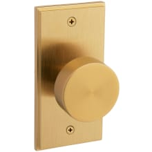 5055 Passage Door Knob Set with R053 Rose from the Estate Collection