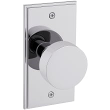 5055 Non-Turning One-Sided Dummy Door Knob with R053 Rose from the Estate Collection