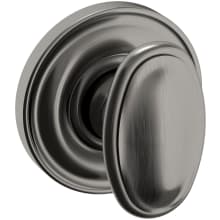 5057 Non-Turning Two-Sided Dummy Door Knob Set with 5048 Rose from the Estate Collection