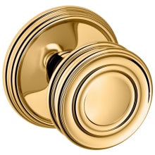 5066 Non-Turning One-Sided Dummy Door Knob with 5078 Rose from the Estate Collection