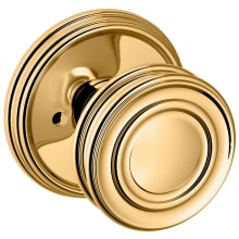 5066 Privacy Door Knob Set with 5078 Rose from the Estate Collection