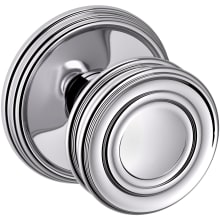 5066 Non-Turning One-Sided Dummy Door Knob with 5078 Rose from the Estate Collection