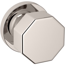 5073 Non-Turning Two-Sided Dummy Door Knob Set with 5046 Rose from the Estate Collection