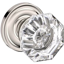 5080 Non-Turning Two-Sided Dummy Door Knob Set with 5048 Rose from the Estate Collection