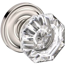 5080 Passage Door Knob Set with 5048 Rose from the Estate Collection