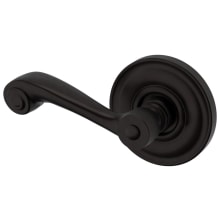5103 Left Handed Non-Turning One-Sided Dummy Door Lever with 5048 Rose from the Estate Collection