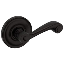 5103 Right Handed Non-Turning One-Sided Dummy Door Lever with 5048 Rose from the Estate Collection