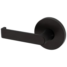 5105 Left Handed Non-Turning One-Sided Dummy Door Lever with 5046 Rose from the Estate Collection
